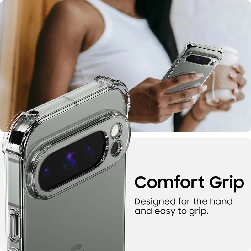 حافظة شفافة لهاتف جوجل بيكسل 9 10 برو XL غطاء خلفي رفيع ناعم من مادة البولي يوريثان الحراري لهاتف Pixel10 Pixel 9A 8 8A 7A 6 Pro Pixel 9 Pro