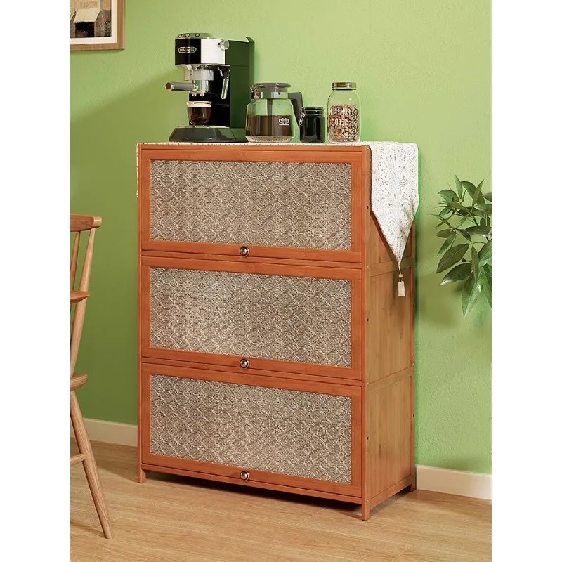 Sideboard cabinetkitchen storage tea storage sideboard solid wood wine cabinetliving room wall cabinet TVcabinet corner