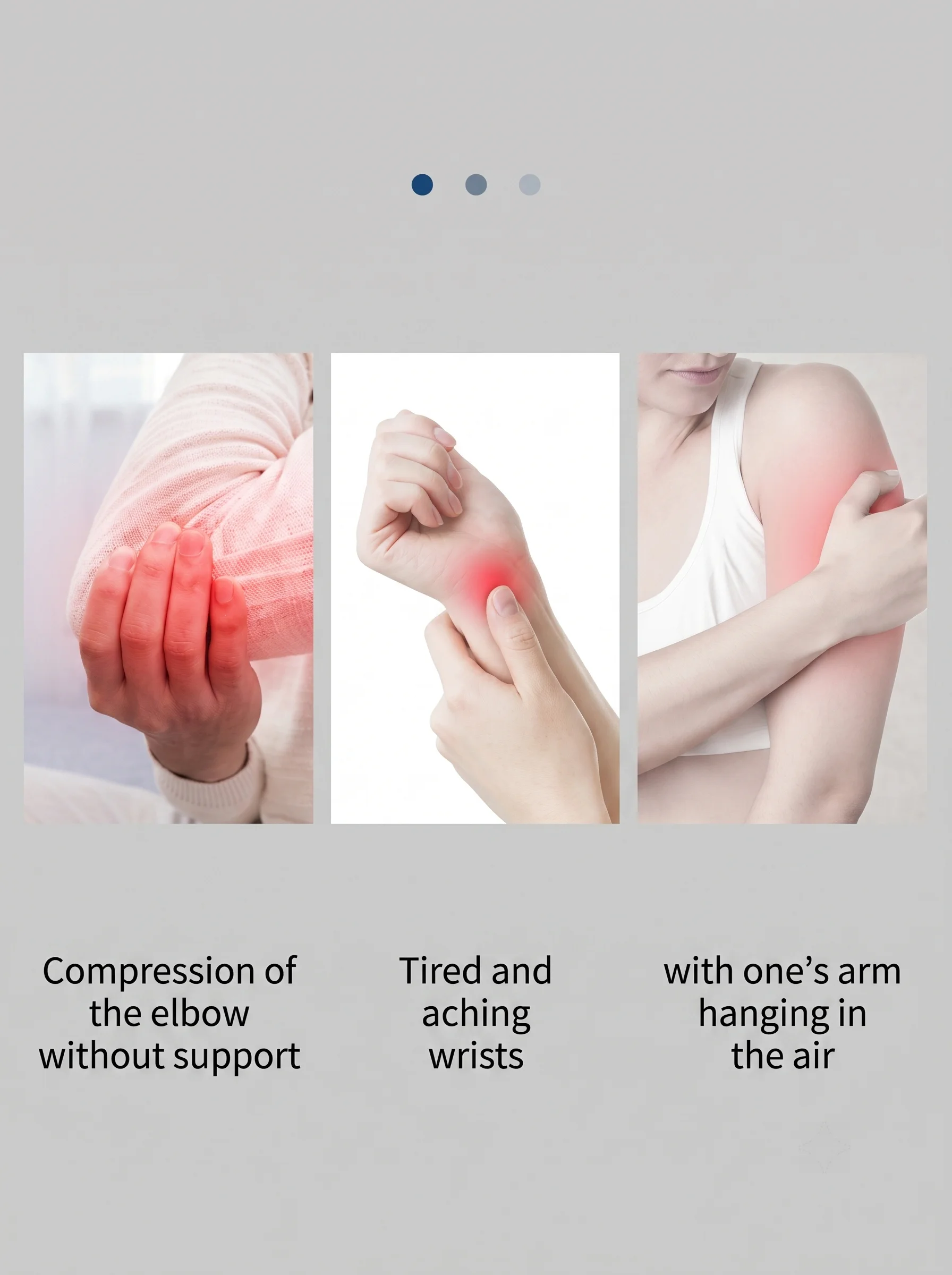 Armchair Cushion / Relieves Arm Pain while Sitting