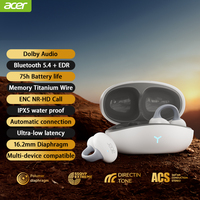 Acer Clip-on OWS Bluetooth Earphpones OHR206 IP5 Waterproof Dolby Sound Quality AAC/SBC Wireless Sports Bluetooth 5.4 Headphones