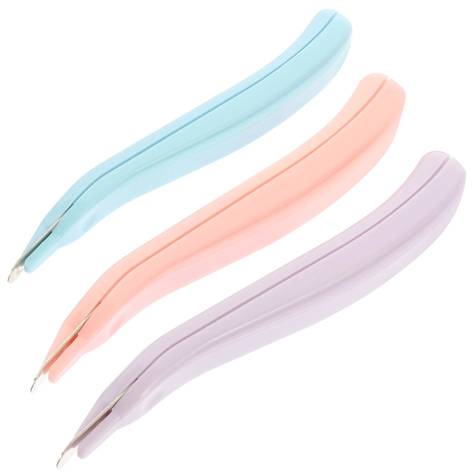 3 Pcs Magnetic Nail Remover Automatic Stapler Handheld Puller Small Labor Saving Removers Plastic Removal Tools Office