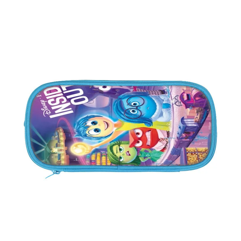 21 Styles Disney Inside Out 2 Pen Case Double-deck Student Large Capacity Stationery Storage Pen Bag School Supplies Pencil Bags