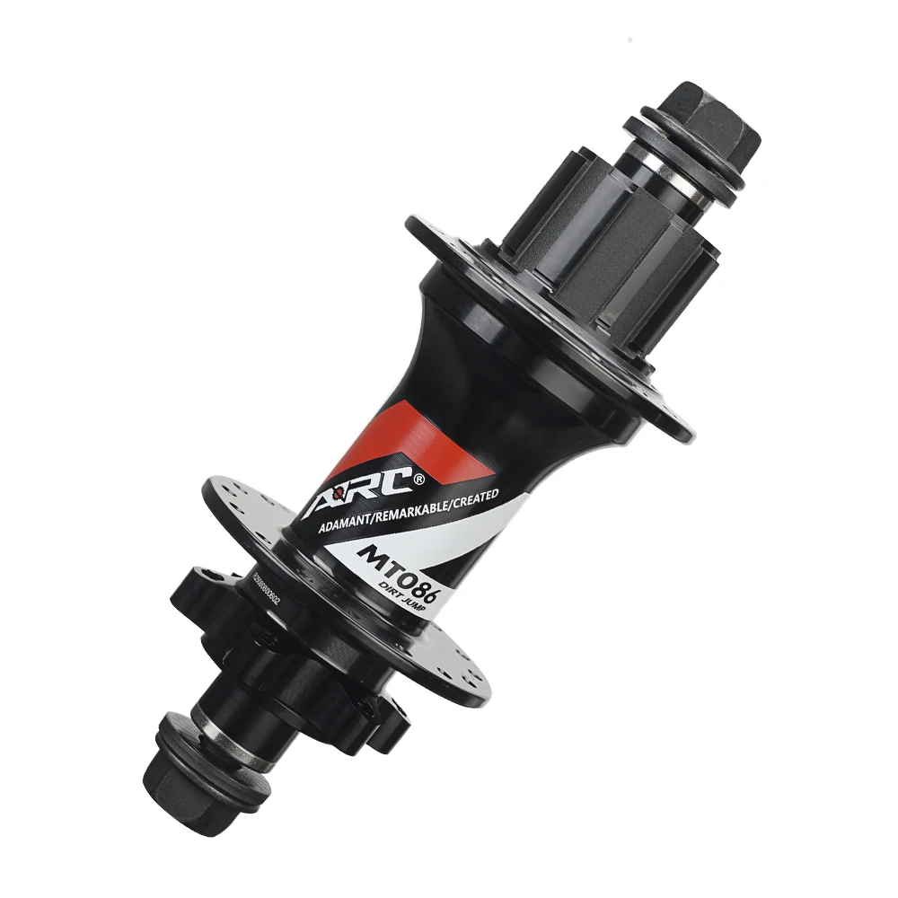 AliExpress NONE ARC Dirt Jump Hub Single Speed Rear Bike Hubs 4 Bearing Disc Brake MTB Hub 32H 135mm Ultralight Noisy Street MTB Bicycle Hubs