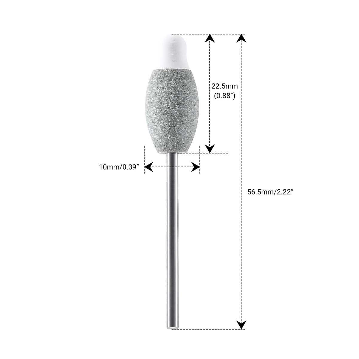 AZDENT 5 Stück Dental-Silikon-Polierscheiben Schleifwerkzeug für Vor-Zirkonoxid-Kristallisation und Sinterung HP2.35mm – Detail 5