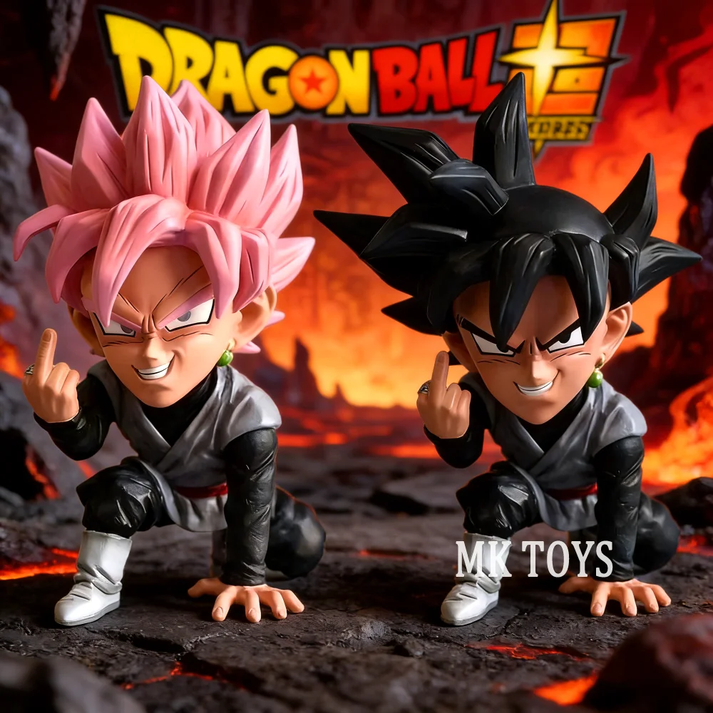 12cm Anime Dragon Ball Z Figur Mittelfinger Zamasu Actionfiguren PVC-Statue Desktop-Ornament Sammlermodell Spielzeug Geschenke
