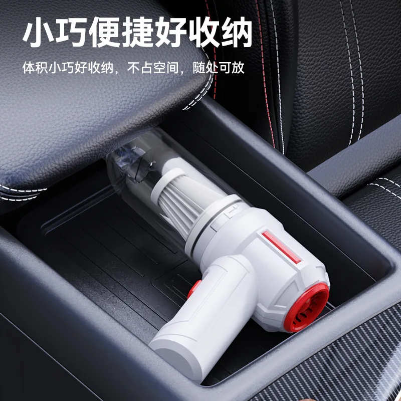 3-in-1 Wireless Portable Auto Vacuum Cleaner Multifunction Dust Blower & Air Suction Pump for Car Interior and Home Cleaning