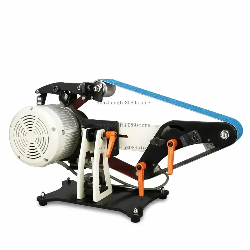 750W Brushless Belt Sander, AC220V Vertical Horizontal Polisher, Knife Sharpening Grinding Machine for Metalworking