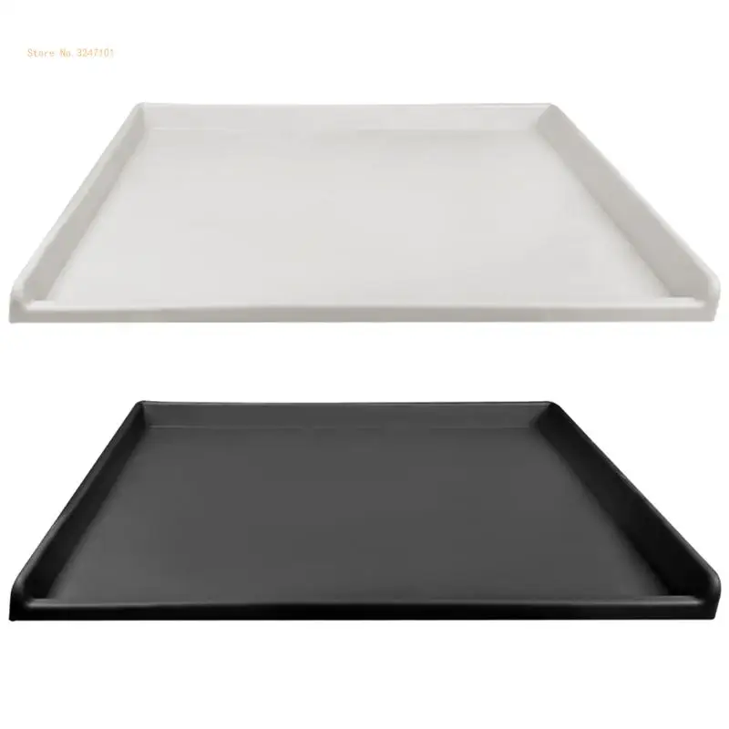 

NonSlip Silicone Pet Feeding Mat with Raised Edges for Cats Bowl Waterproof Dropship