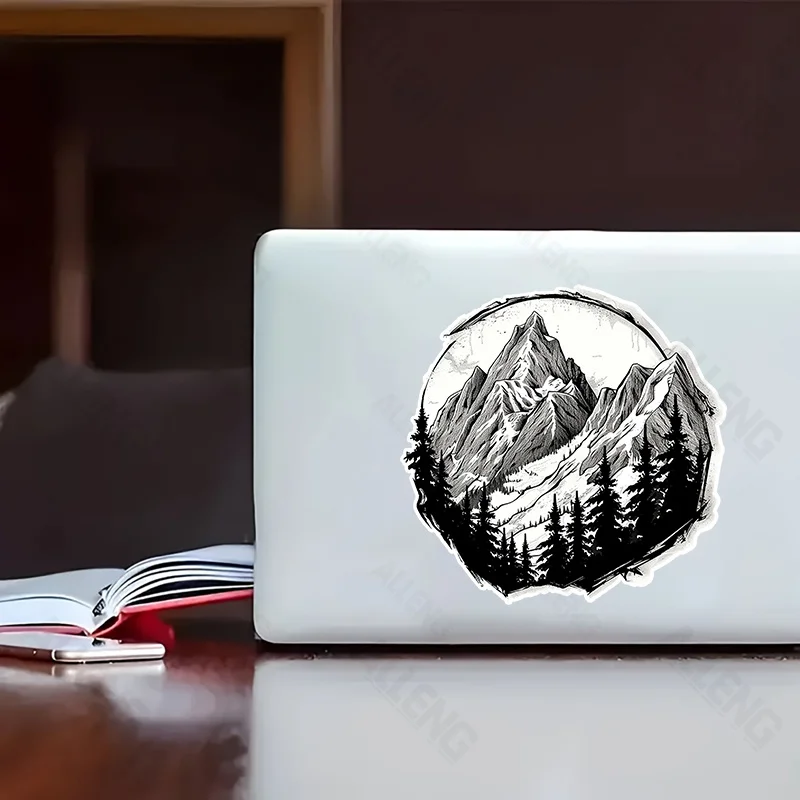 

Large 7.5 Inch Mountain Outdoor Pooh Stickers - Waterproof、Durable Car Bumper and Window Sticker