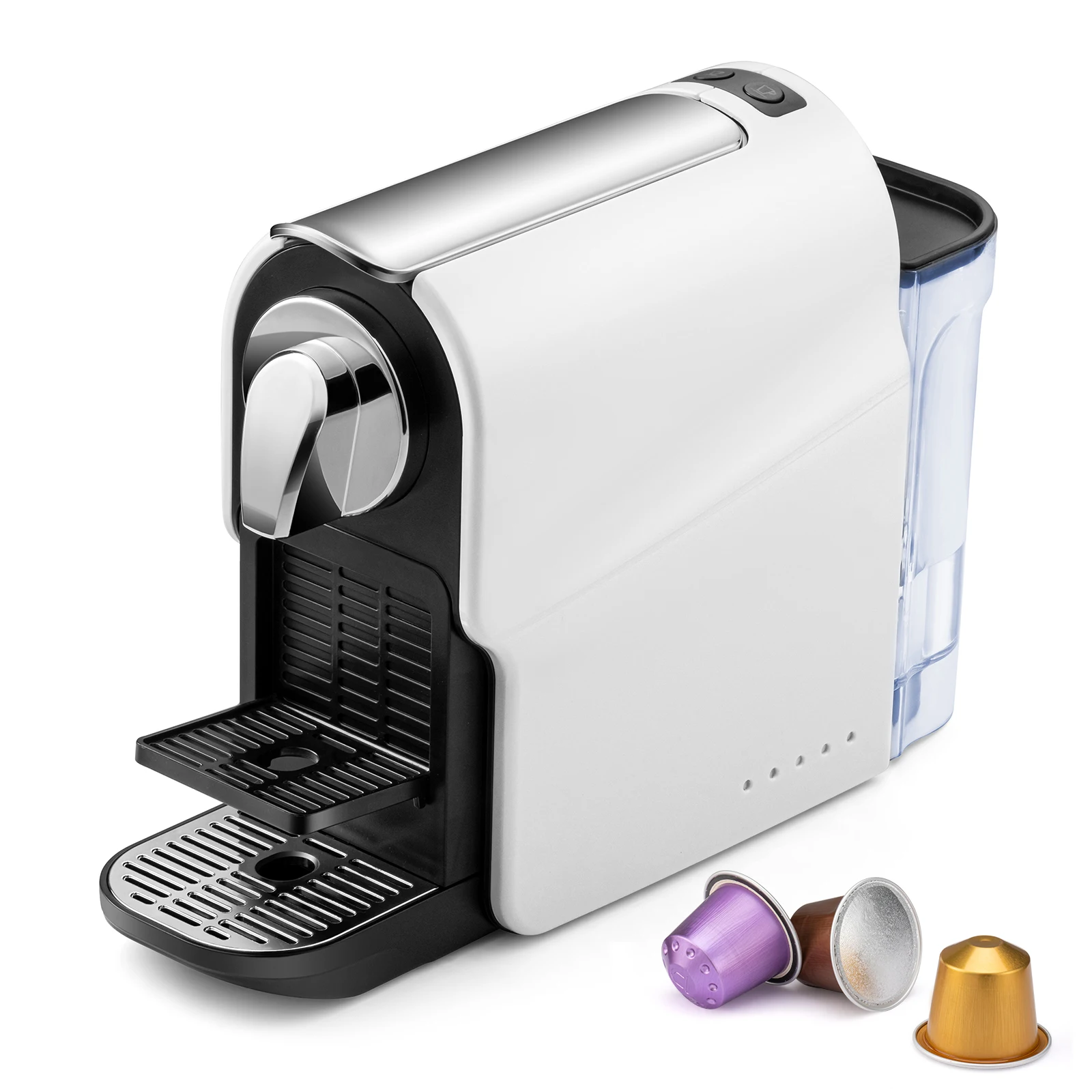 Espresso Pod Machine for Home, Compact Capsule Coffee Maker for Nespresso Original Pods, 20 Bar High Pressure Pump