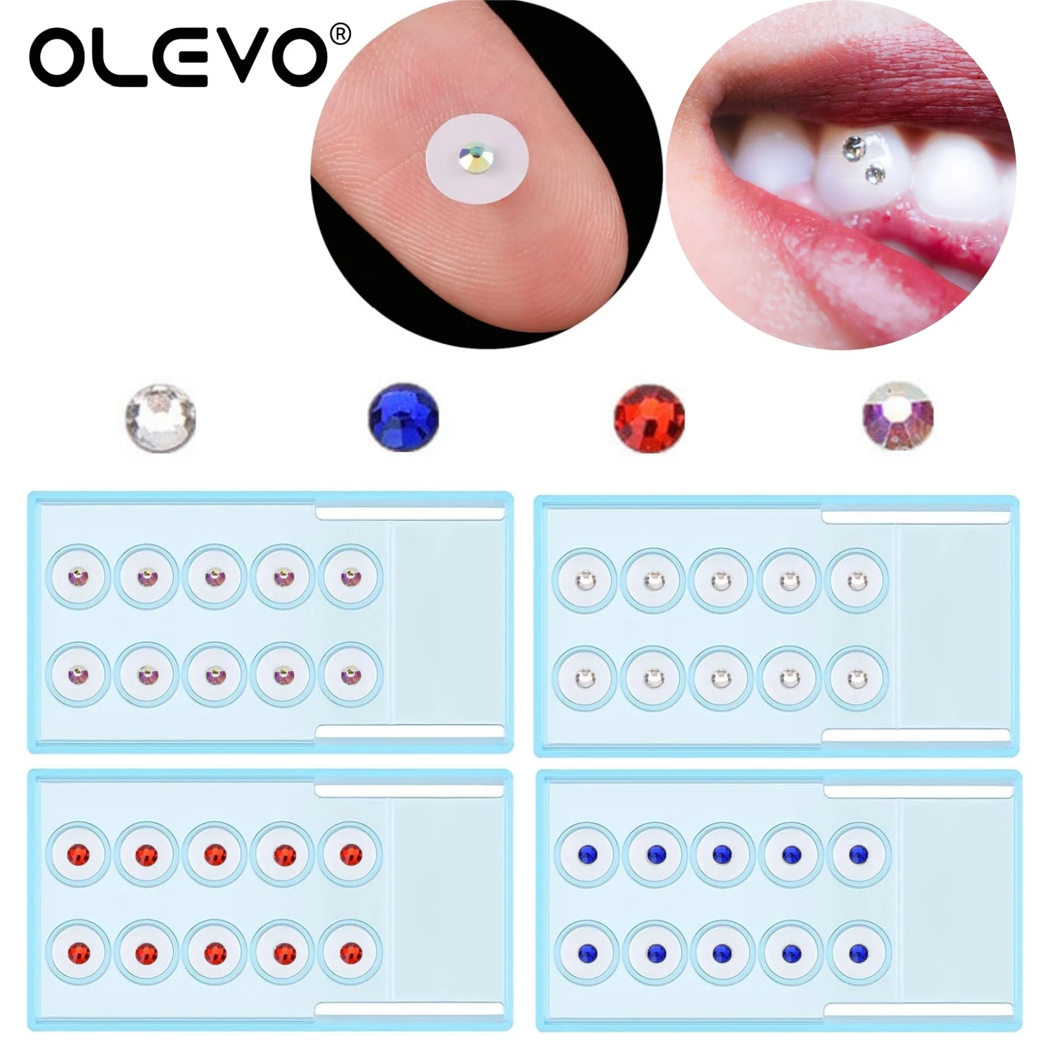 

10pcs/box Dental Teeth Decoration Diamond Teeth Gems Tooth Crystal Ornaments Shining Jewelry Teeth Whitening DIY Ornaments