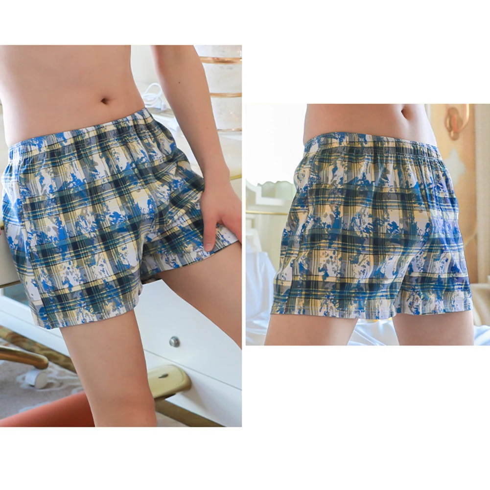 

Casual Use Breathable Underwear Comfortable Shorts Home Use Underwear Hotel Sleep Shorts Medium Waist Style Polyester Fabric