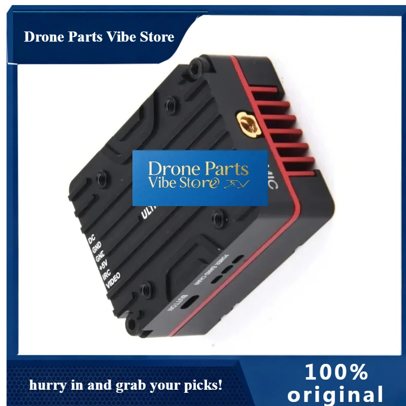 

Drone Parts 1pcs New Original 3W 4.9G-5.8G 64CH VTX - Long Range 2-8S Wide Voltage Heat Dissipation For FPV Racing Drone