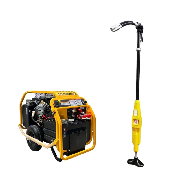 Stainless Steel Hydraulic Tools Kidney Shaped Round and Square Hydraulic Pole Tamper