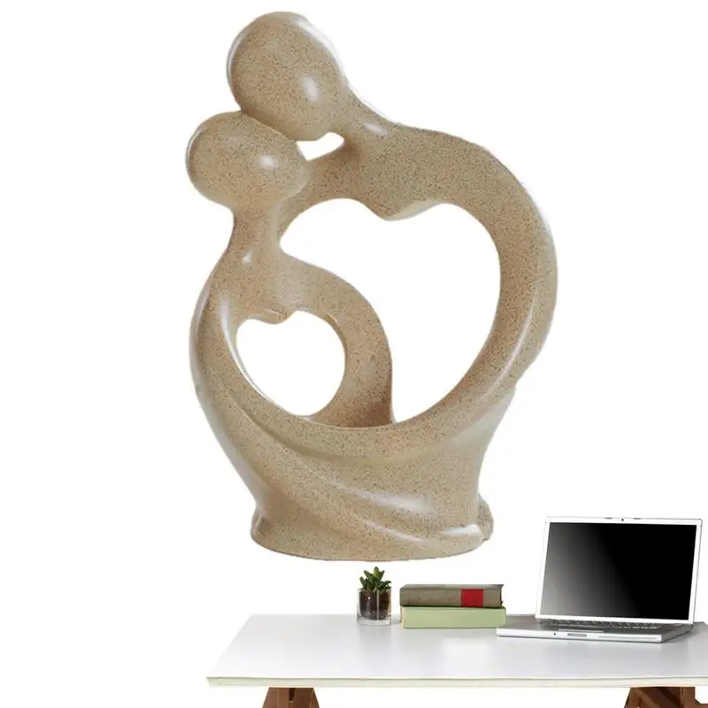 Abstract Figure Statue Resin Abstract Lover Statue Couple Modern Sculptures Abstract Lover Statue For Restaurants Offices TV