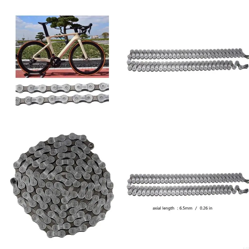 K1KD 112 Link Quick Releases Link Bike Speed Chain Mountain Bike Road Hybrids Cycle Chain 9 Speed Mountain Bicycles Chain