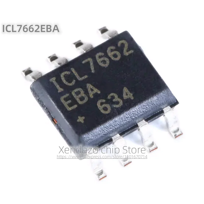 5pcs/lot ICL7662EBA+T ICL7662EBA ICL7662 SOP-8 package Original genuine Voltage converter chip