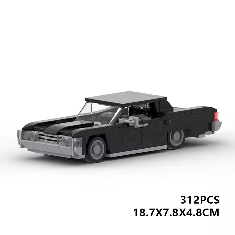 Technical Car 1965 Lincoln Continental From The Matrix Vehicles Sets Building Blocks Kid Toys Kids Adults Gift