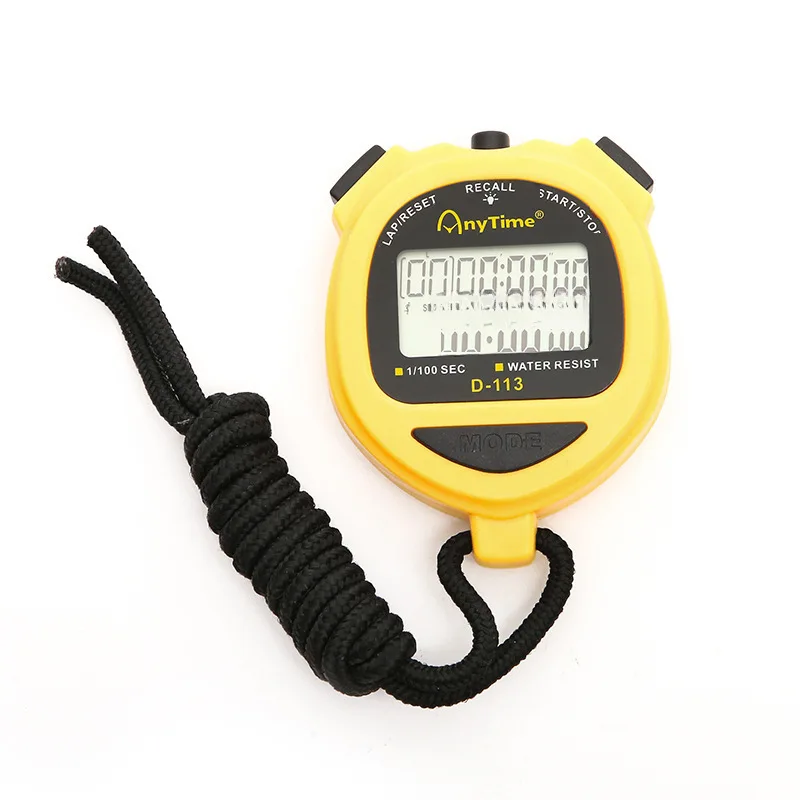 

2Row60Multi-Functional Luminous Stopwatch with Tao Memory Exercise Referee Training Fitness Electronic Timer Temperature Measure