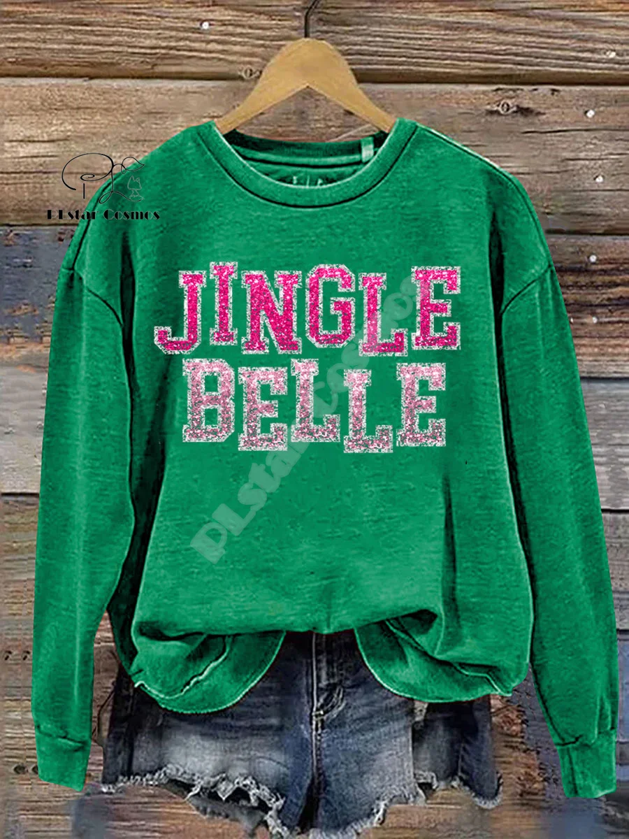 Christmas Santa Claus Cat Dog Graffiti Vintage Retro Winter Ugly Sweater 3DPrint Harajuku Pullover Casual Funny Long Sleeves V10
