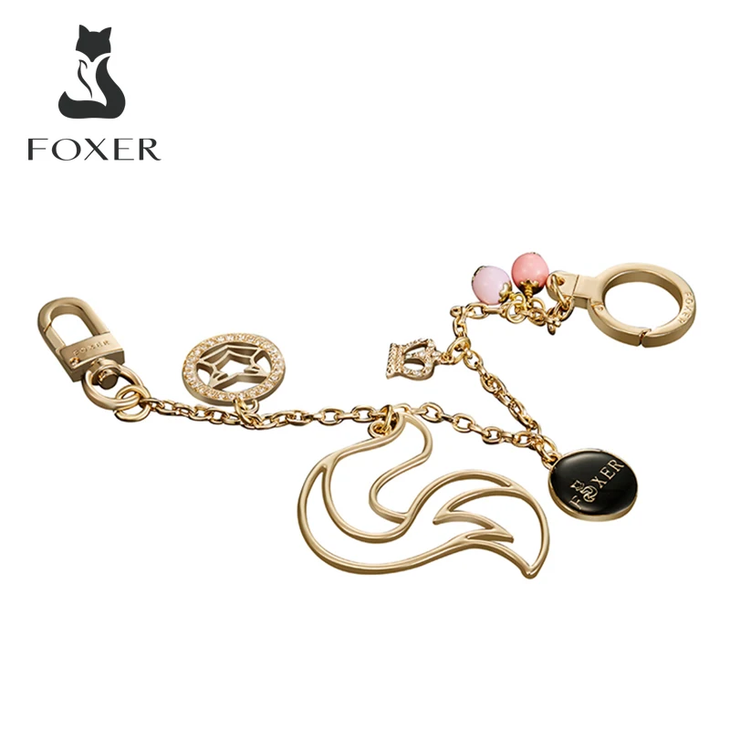 Foxer Pendant & Keychain for Crossbody Shoulder Bags HandBags Metal Pendant Bag Accessories Key Chains
