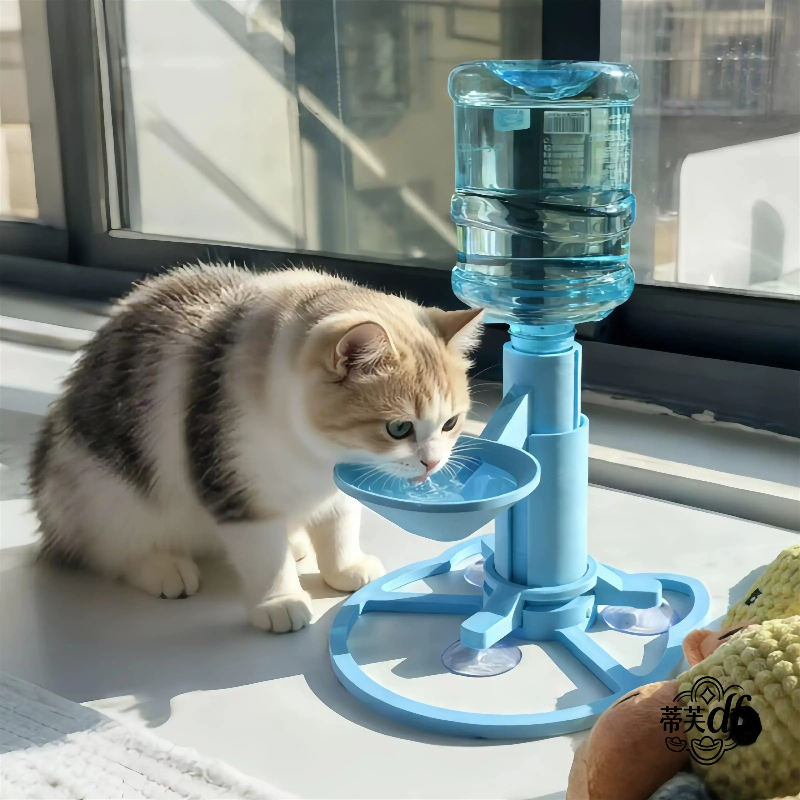 Automatic Stand-up  Drinking Water Machine Self-refilling Pet Water Dispenser Anti-tipping  Water Fountain Filter