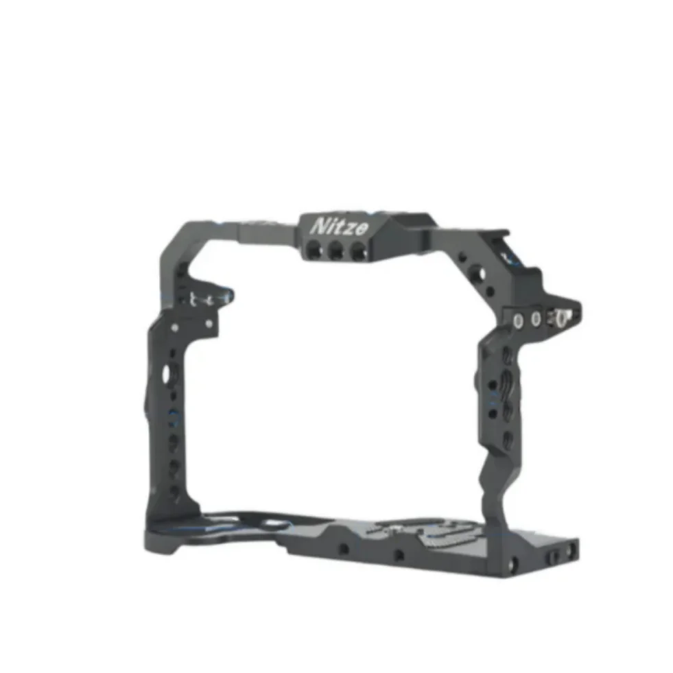 

Nitze Camera Cage for Canon R5/R5 C Camera Protective Frame Rig with Cold Shoe Handle-T-C03A
