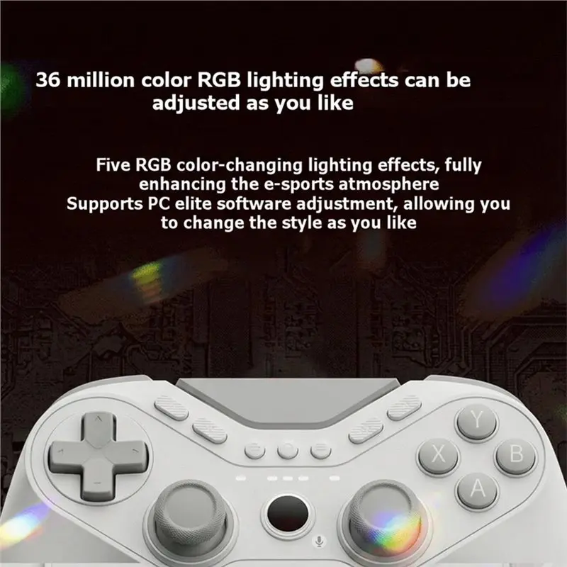 X64A-TMR 8000Hz Polling Rate Wireless Gaming Controller- Tarantula 8K Ultra Wired Esports Light-Weight RGB For PC Android IOS