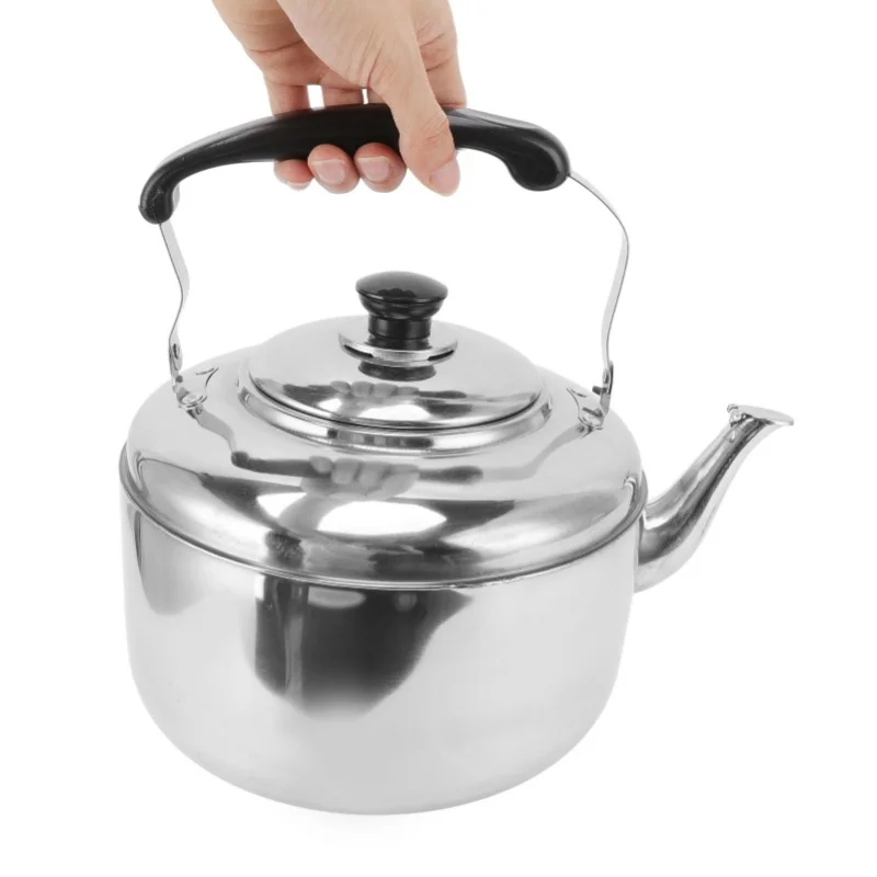 Tea Kettle 5.5L Large Capacity Anti Rust Stainless Steel Comfortable Grip Whistling Kettle For Gas Cooker Induction Cooker - view 3