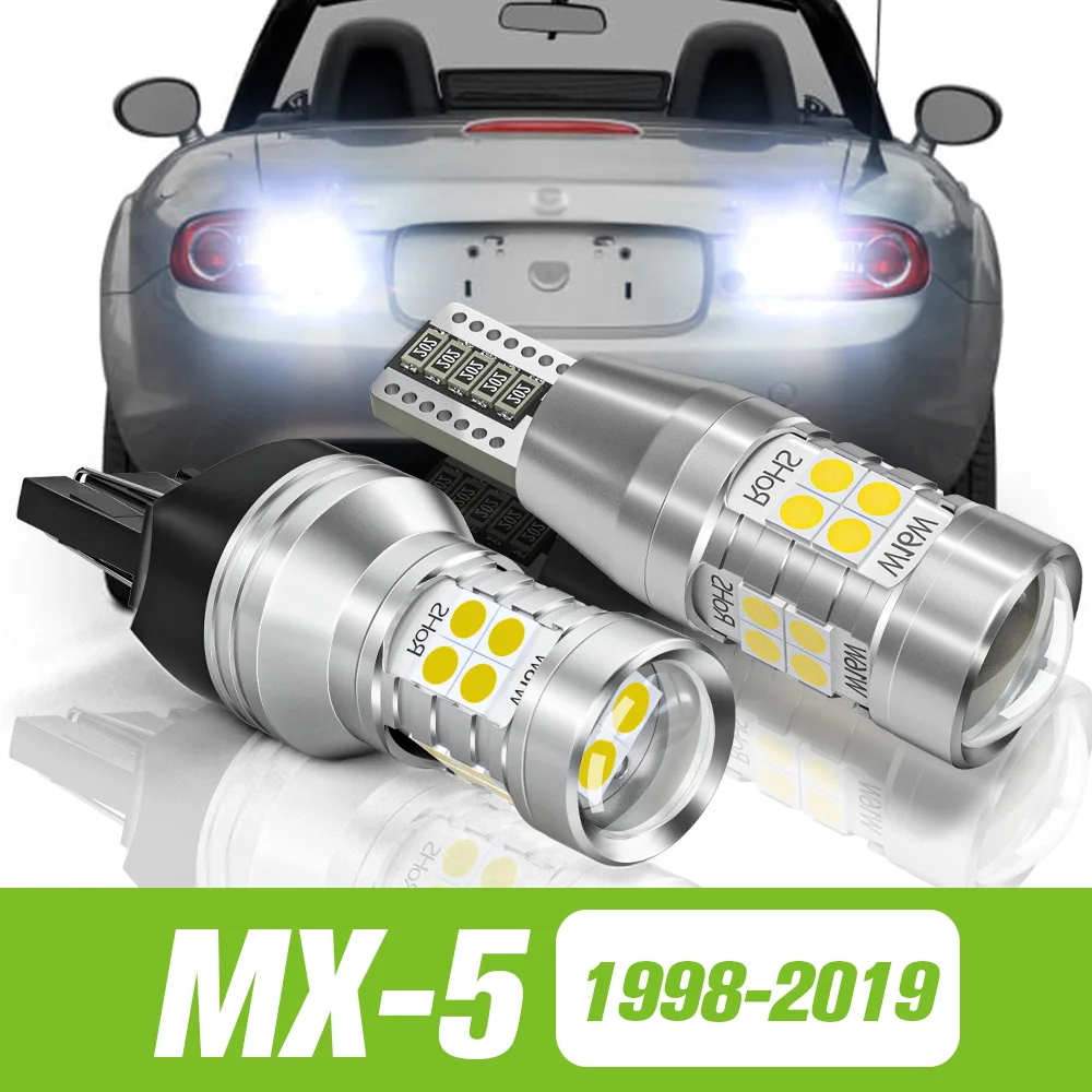 

2pcs For Mazda MX-5 MX 5 MX5 NB NC ND 1998-2019 LED Reverse Light Backup Lamp 2006 2007 2013 2014 2015 2016 2017 Accessories