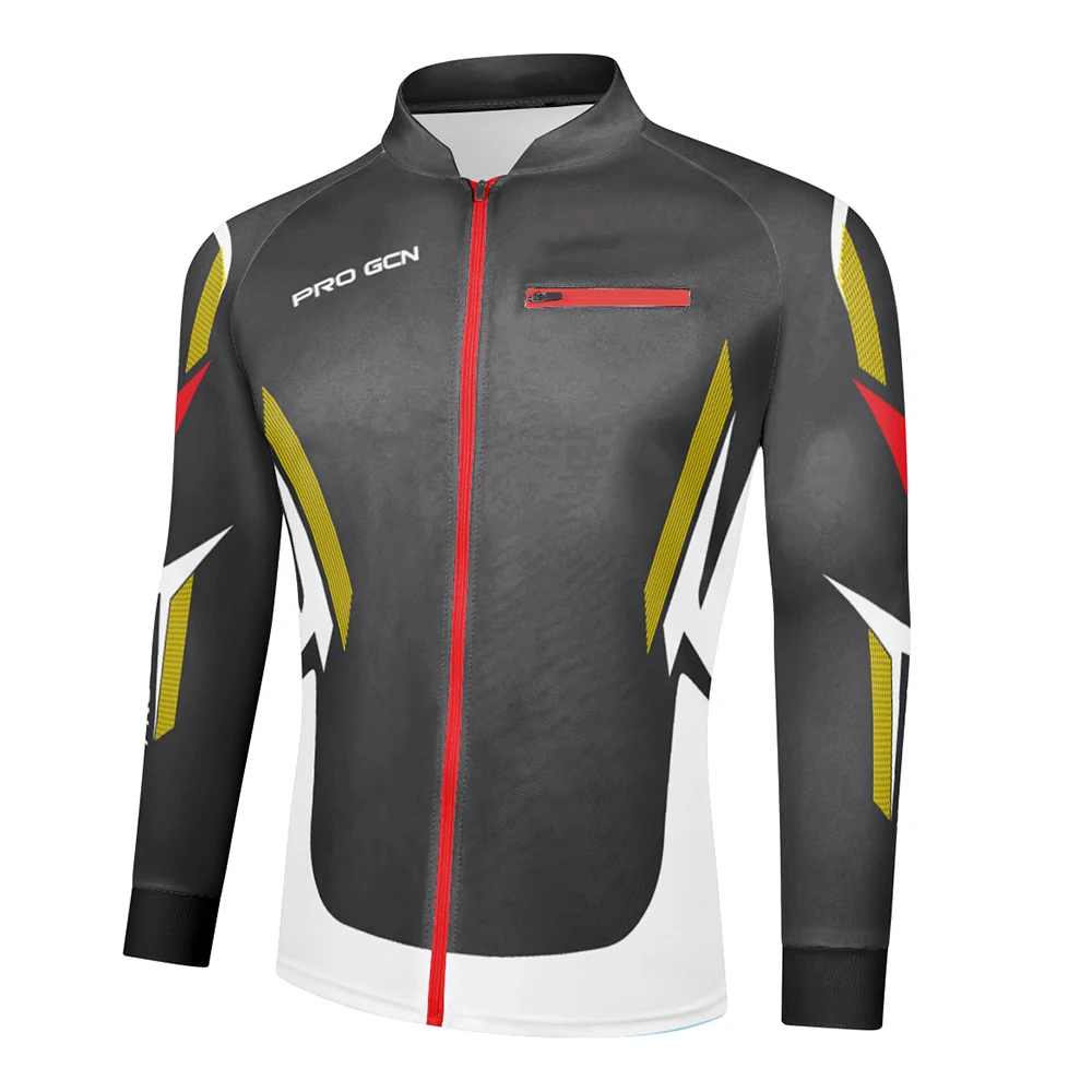 Anti-UV Fishing Clothing with Zipper Quick Drying Sun Protection Fishing Shirts 2023 Men's Fishing Jerseys