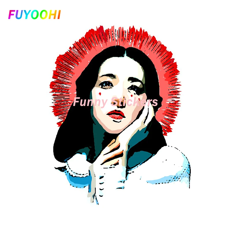 FUYOOHI Play Stickers for Korea Girl Car Stickers Funny Car Assessoires Decal Waterproof Sunscreen Motorcycle  Decor PVC Decals