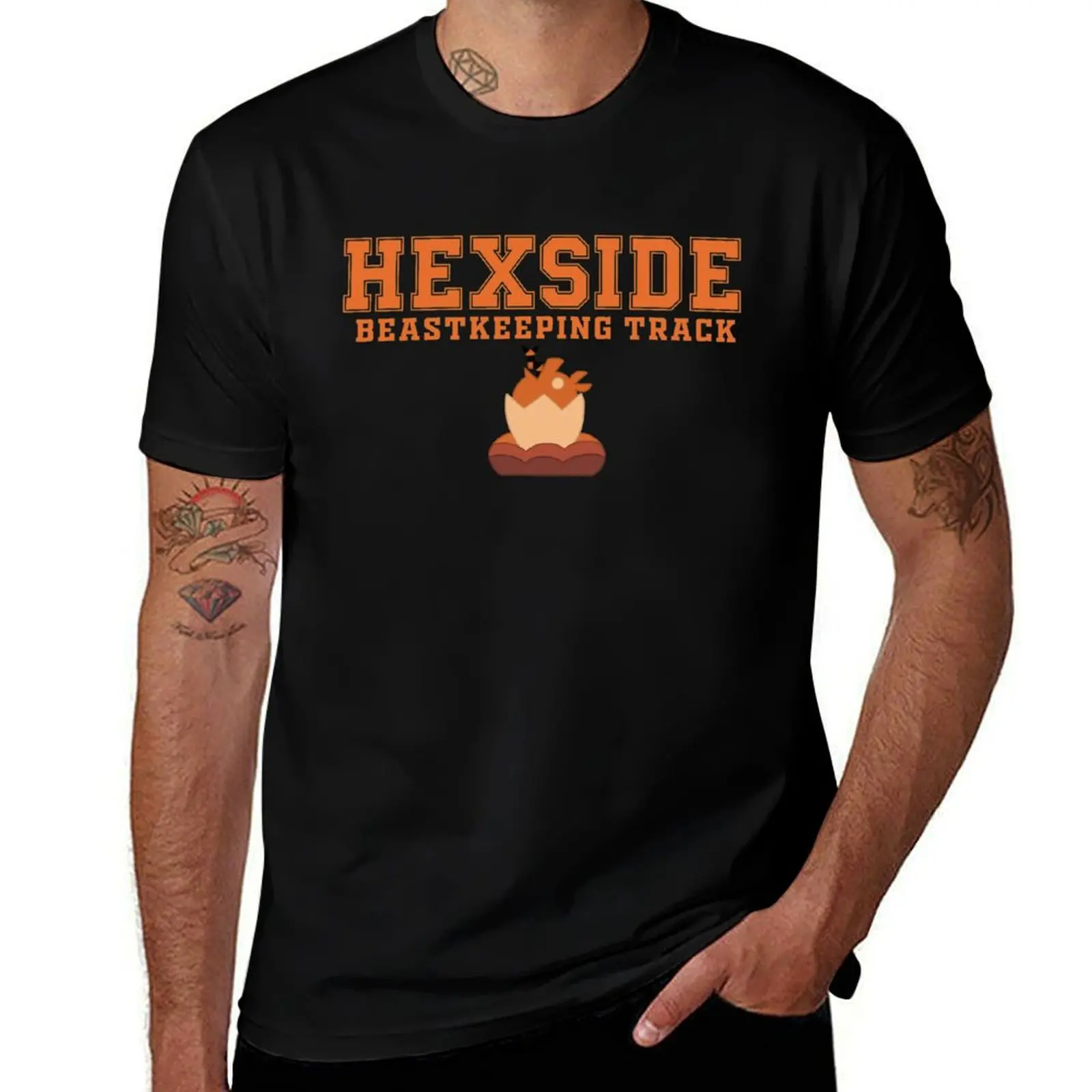 

Hexside Beastkeeping Track T-Shirt Holiday Lightweight T-Shirt