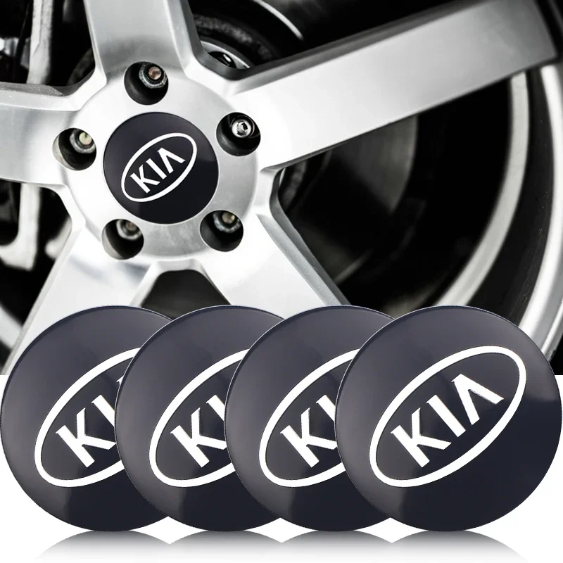 4pcs 60mm Car Emblem Wheel Hub Center Cap Badge Covers For KIA K K5 Sportage Picanto Rio Ceed Cerato Soul Sorento Optima Niro K5