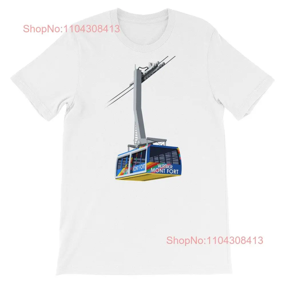 Verbier Ski Resort  T Shirt long or short sleeves