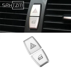 Center Console Warning Lights Buttons Decals Decoration Cover Trim Car Styling For BMW E70 E71 E84 E60 X5 X6 X1 5 Series