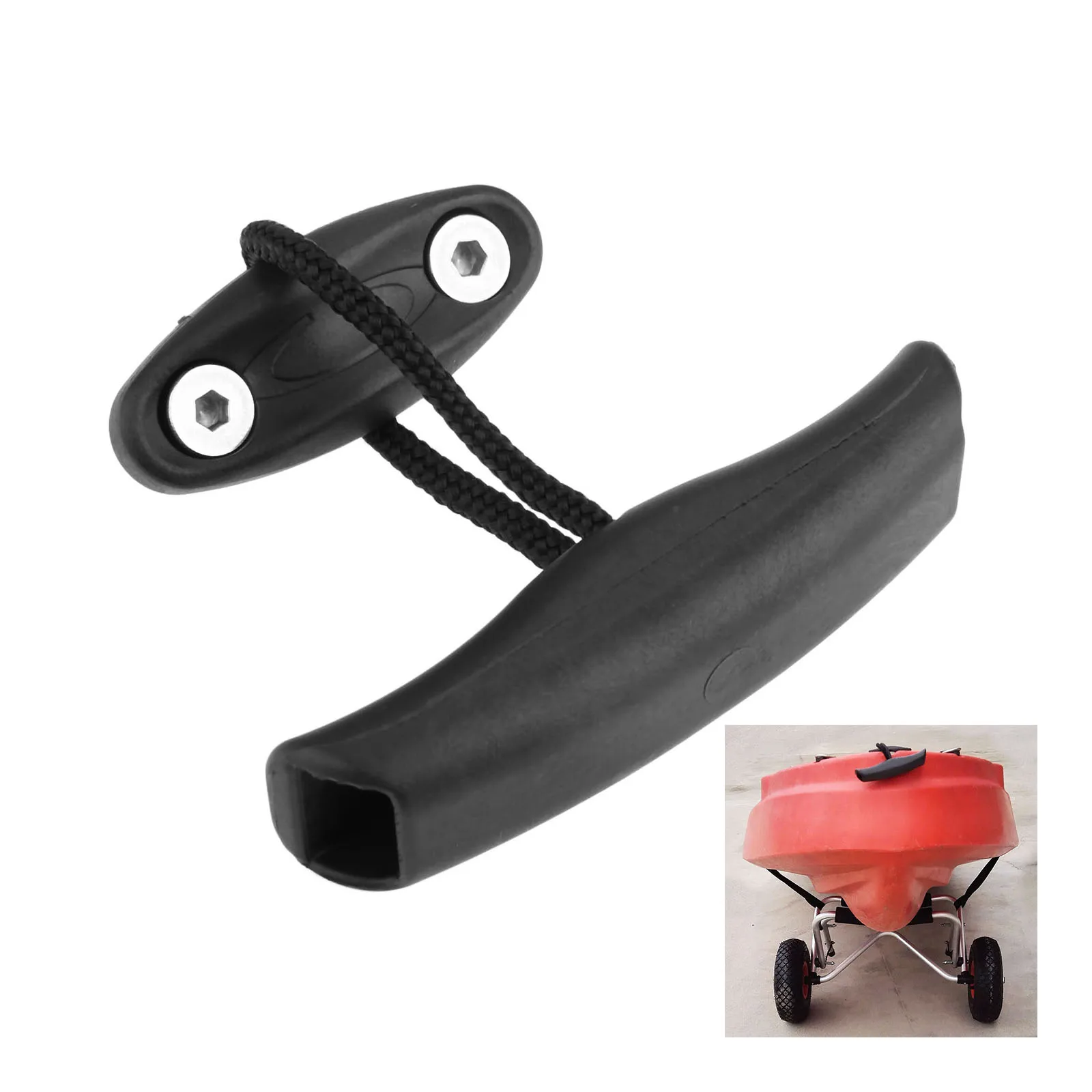 1 Pc Kayak Canoe Rowing Boats Carrying Grip Handle Marine Toggle Handles Carry & Pull Grip Handle Accessories With 4mm Cord