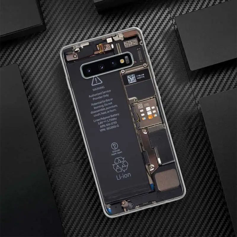 Motherboard Circuit Inside Electronics Silicon Phone Case For Samsung Galaxy M21 M30S M31 M51 M32 M52 M12 Note 8 9 10 Lite 20 Ul