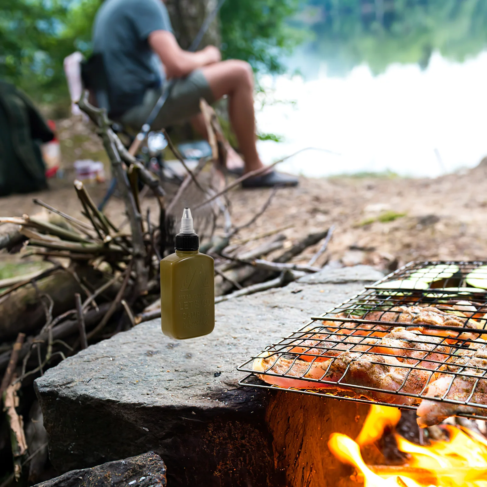 

Oil Portable Seasoning Bottle Chili Container Olive Plastic Camping Spice Containers