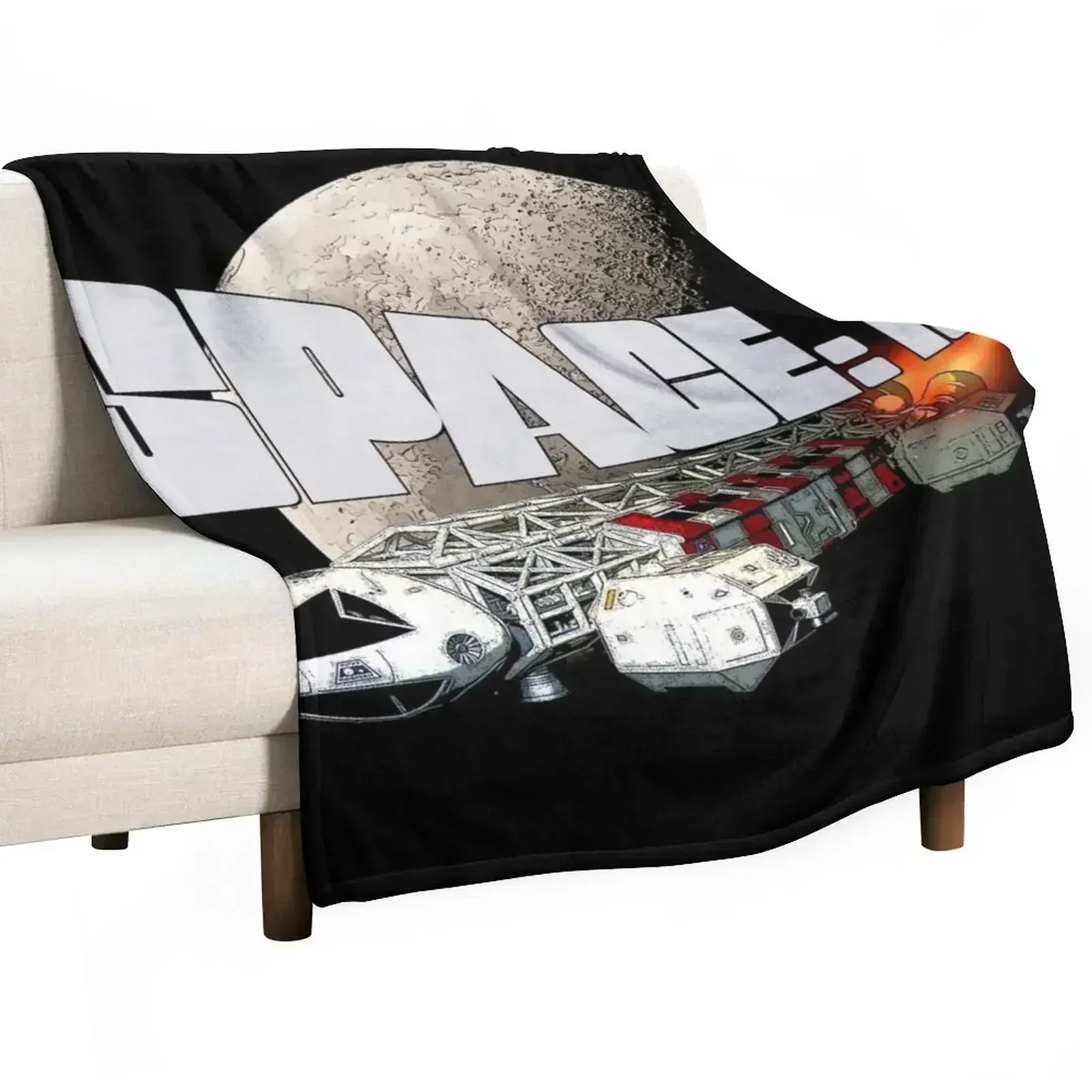 SPACE 1999- Eagle Transporter Throw Blanket Thins Plush Vintage Luxury Thicken Blankets