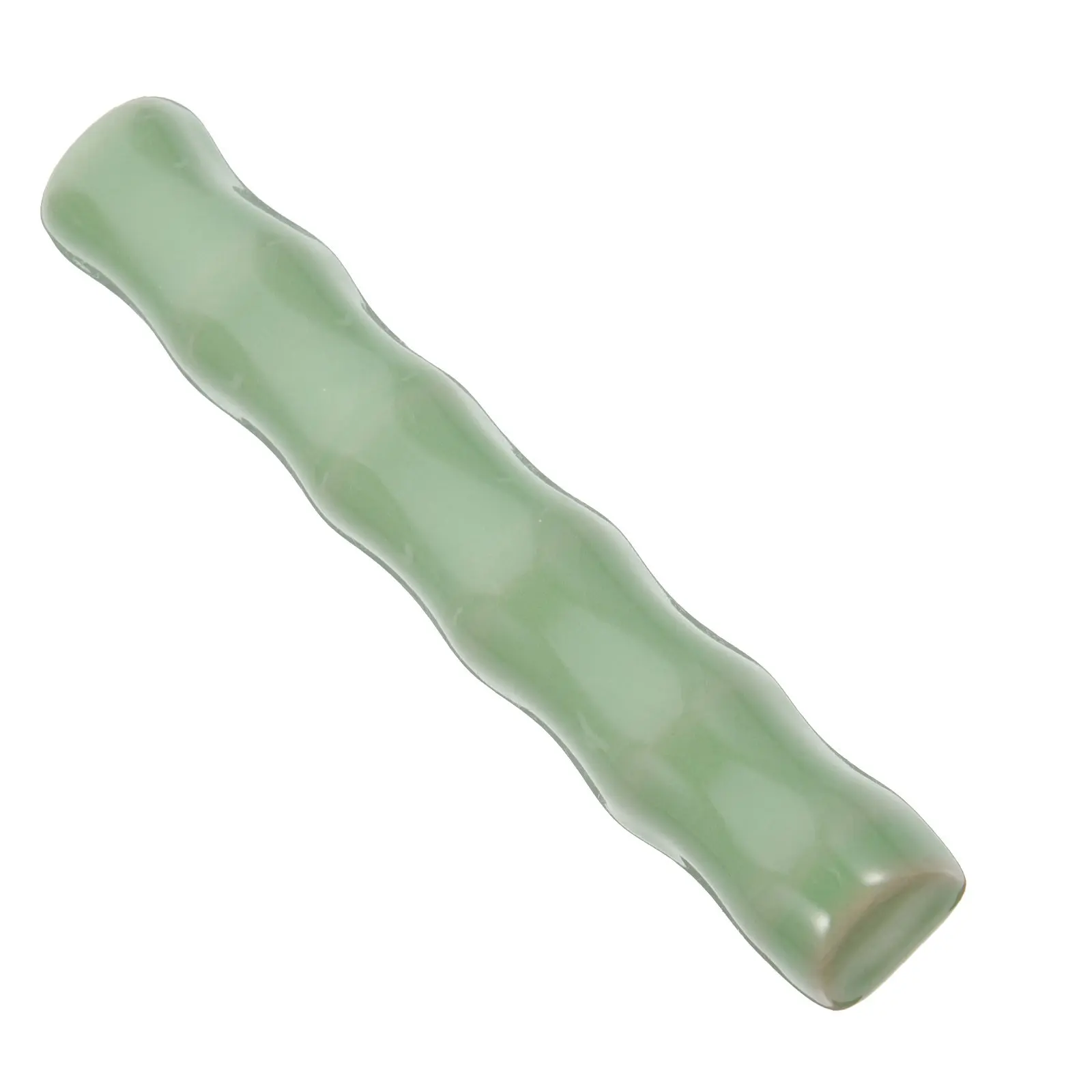 Premium Ceramic Bamboo Joint Style Pen Rest for Calligraphy Brushes Painting Brushes Writing Pens Desktop Display Gift Decor