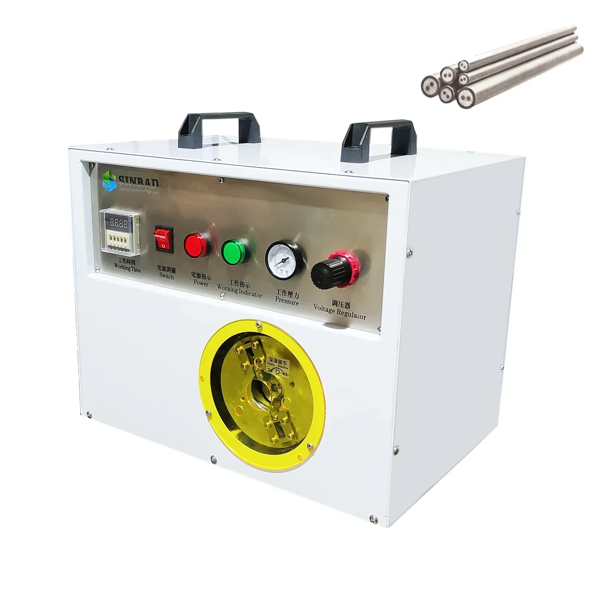High Temperature Cable Metal Sleeve Wire Sheath Rotary Stripping Machine