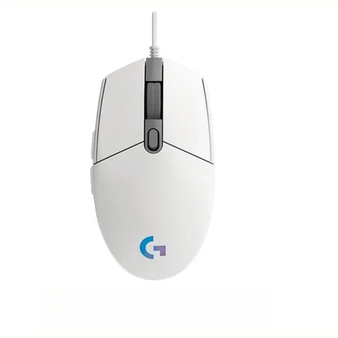 Logitech G102 Gaming Mouse, 8000 DPI, 1ms Report Rate, 6 Programmable Buttons, RGB Lighting, for eSports FPS MOBA, PC Gamer