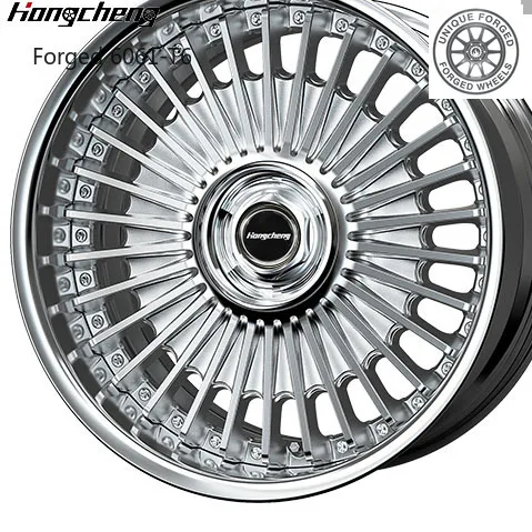 

Новая модель кованых колес для легковых автомобилей 26 дюймов, 18, 19, 20, 21, 22 дюйма, двухсоставные хромированные диски из сплава для Alfa LM500