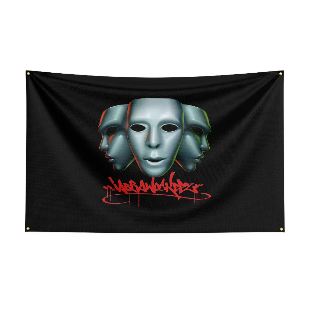 90x150 سنتيمتر خمر J-Jabbawockeezs الفرقة العلم البوليستر الطباعة الرقمية الرجعية راية للديكور #5
