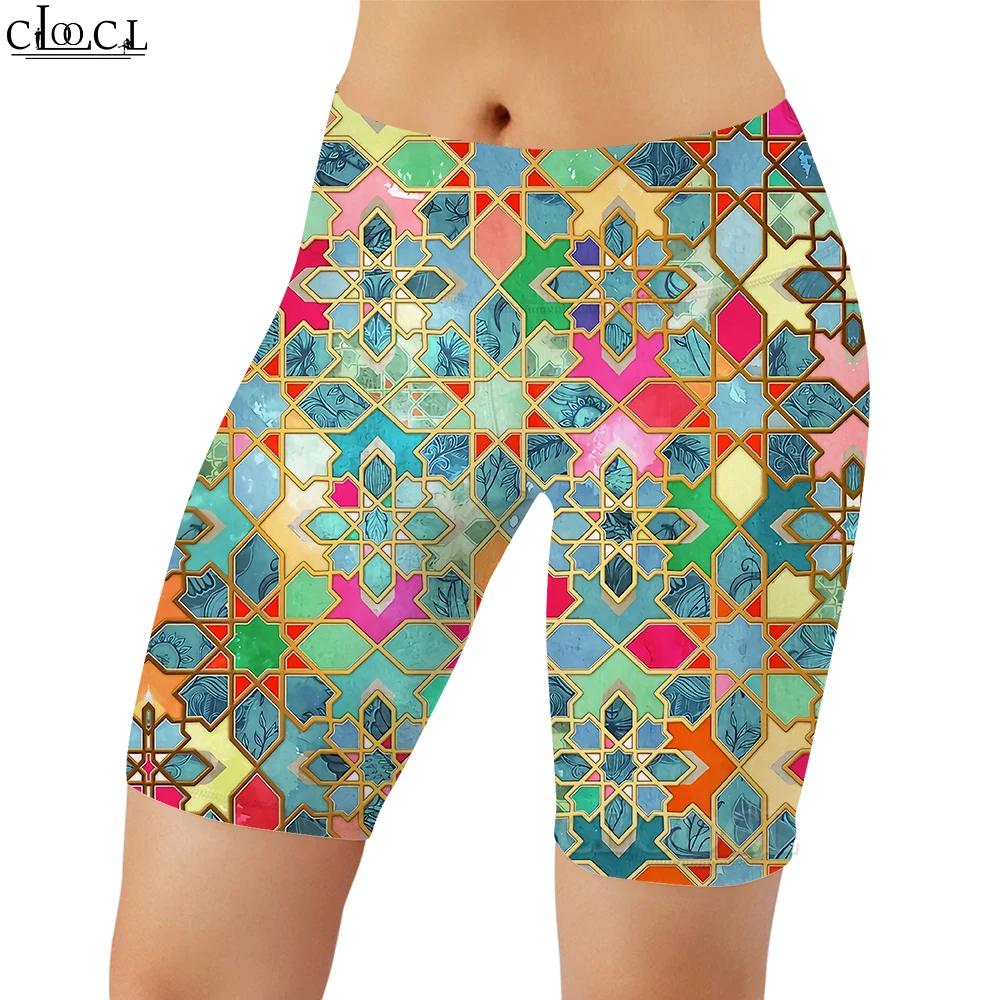 CLOOCL New Fashion Women Legging Colorful Flowers Pattern 3D Printed Casual Shorts for Female Workout Running Gym Sweatpants