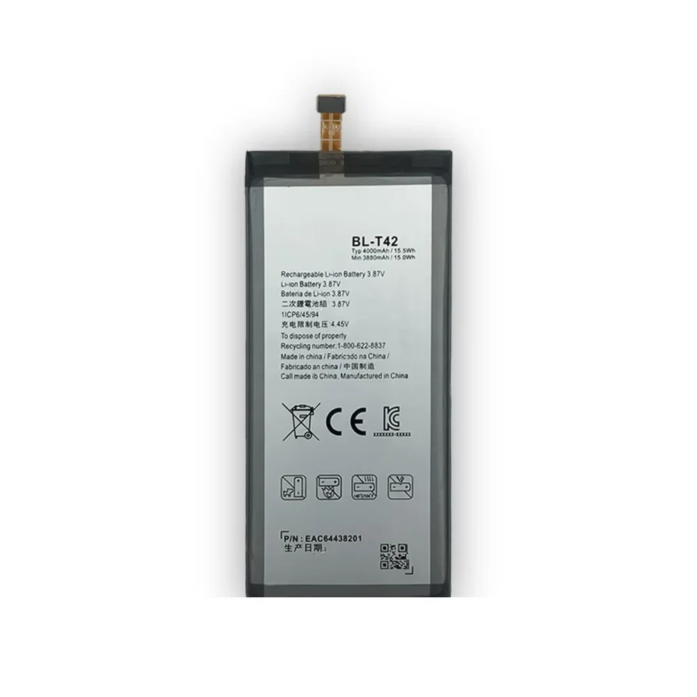 BL-T42 Battery for LG V50 ThinQ 5G & V50S ThinQ 5G & G8X ThinQ LM-V500 V500N V500EM V500xm Mobile Phone Bateria + Free Tools