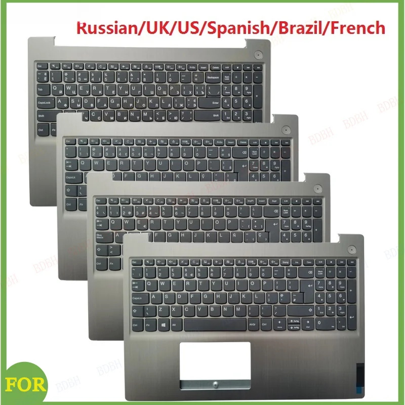 

Клавиатура для ноутбуков Lenovo IdeaPad 3 15ADA05 15ARE05 15IML05 15IIL05 15IGL05 (русская/американская/британская/испанская/бразильская/французская) с верхней частью корпуса (пальмрестом)