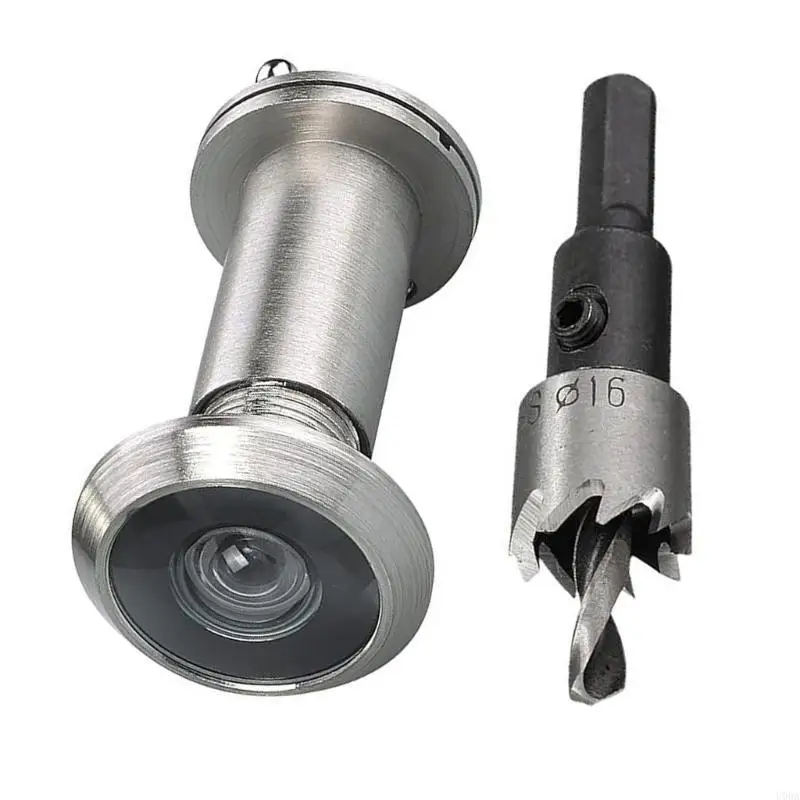  Door Viewer Private Screen Super Angled Lens Matte Sturdy Steel for 35 60 mm Thick Entrance Door Daily Use