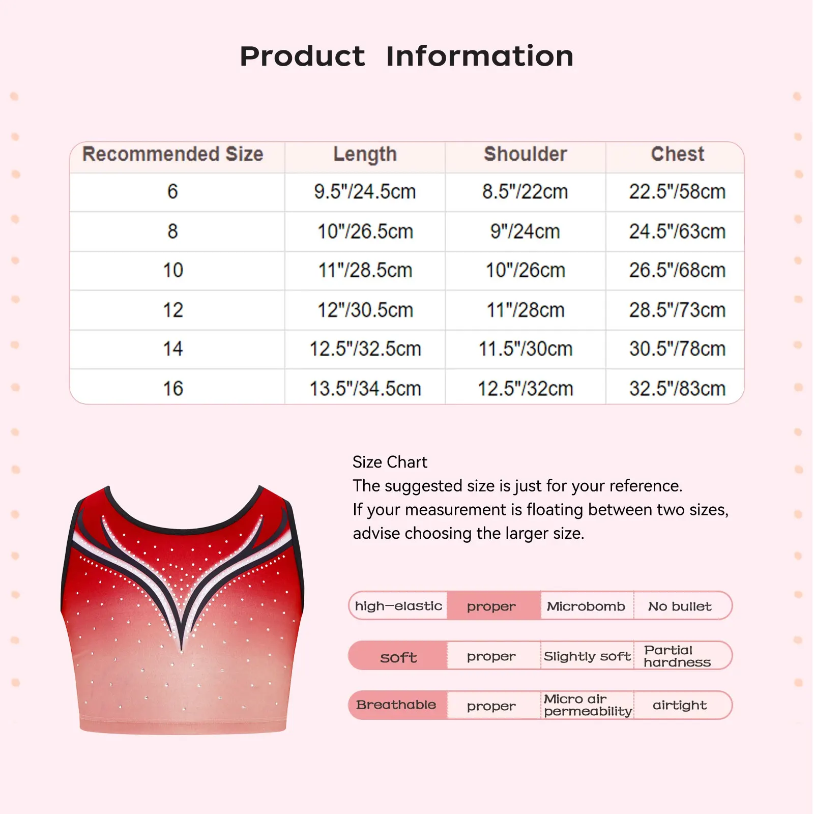 Débardeur de danse de gymnastique pour enfants filles, vêtements de sport, sans manches, strass scintillants, dégradé, haut court, gilet, Costumes de danse de Ballet